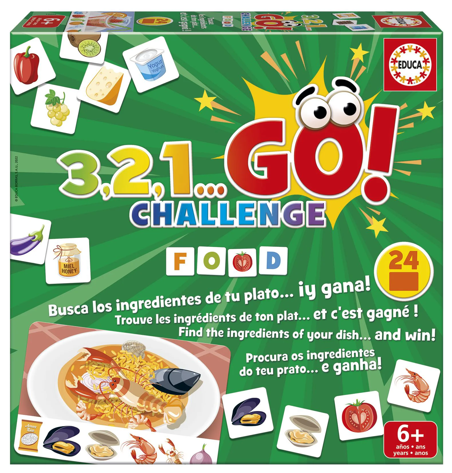 image for Развивающая игра Educa 3, 2, 1 Вперёд! Вызов: Еда foto