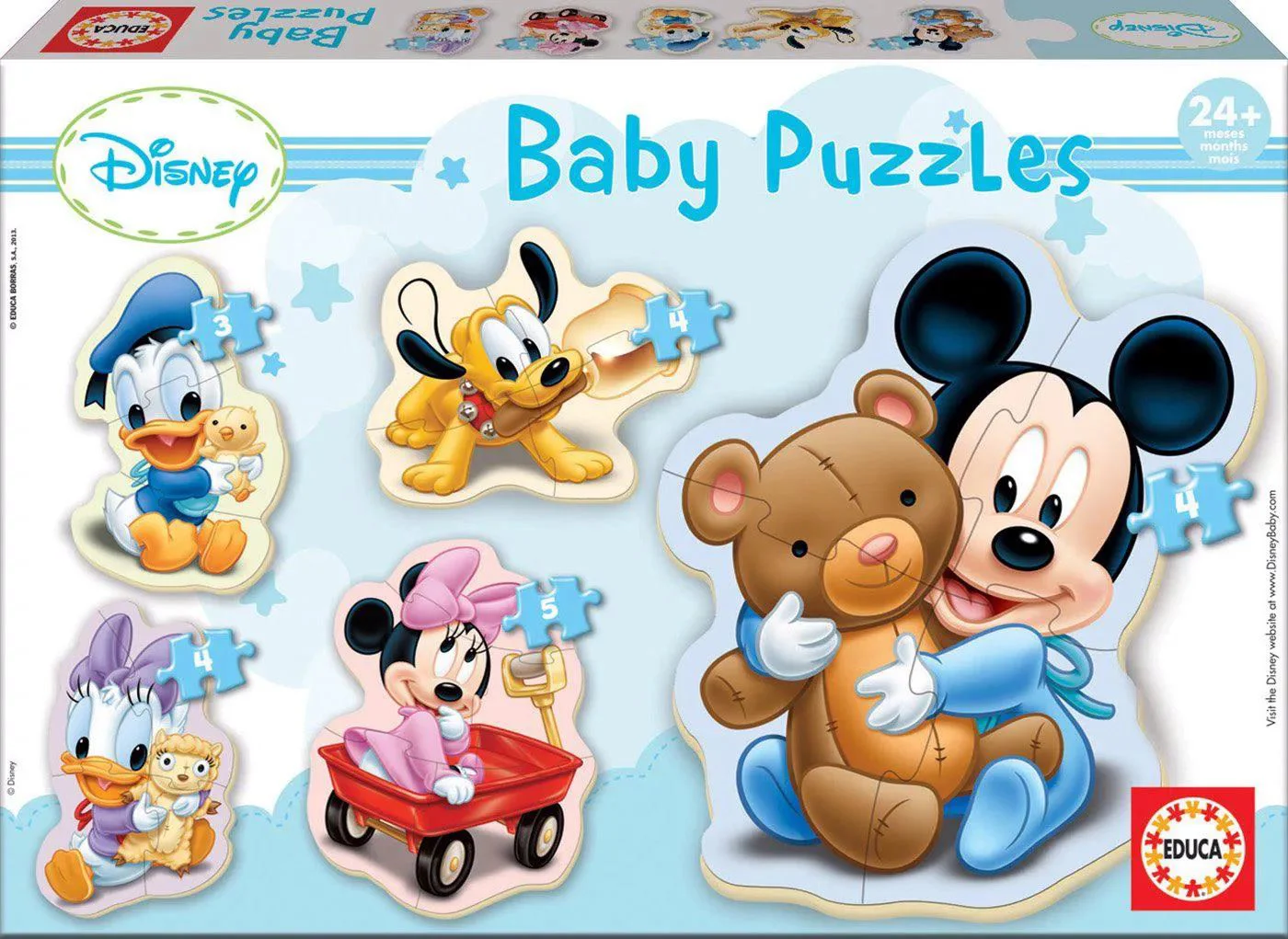 Puzzle Educa 5 in 1 Micutul Mickey foto