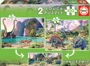 Puzzle Educa 2 in 1 Lumea dinozaurilor, 100 piese foto