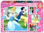 Puzzle Educa 4 in 1 Printesele Disney foto