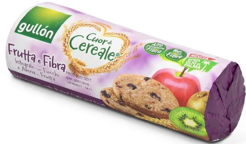 Biscuiti Gullon Cuor di Cereale cu fructe, 300 g