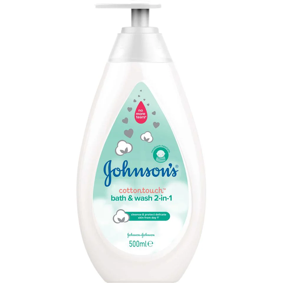 Spuma-sampon Johnson's Baby Gingasia Bumbacului, 500 ml