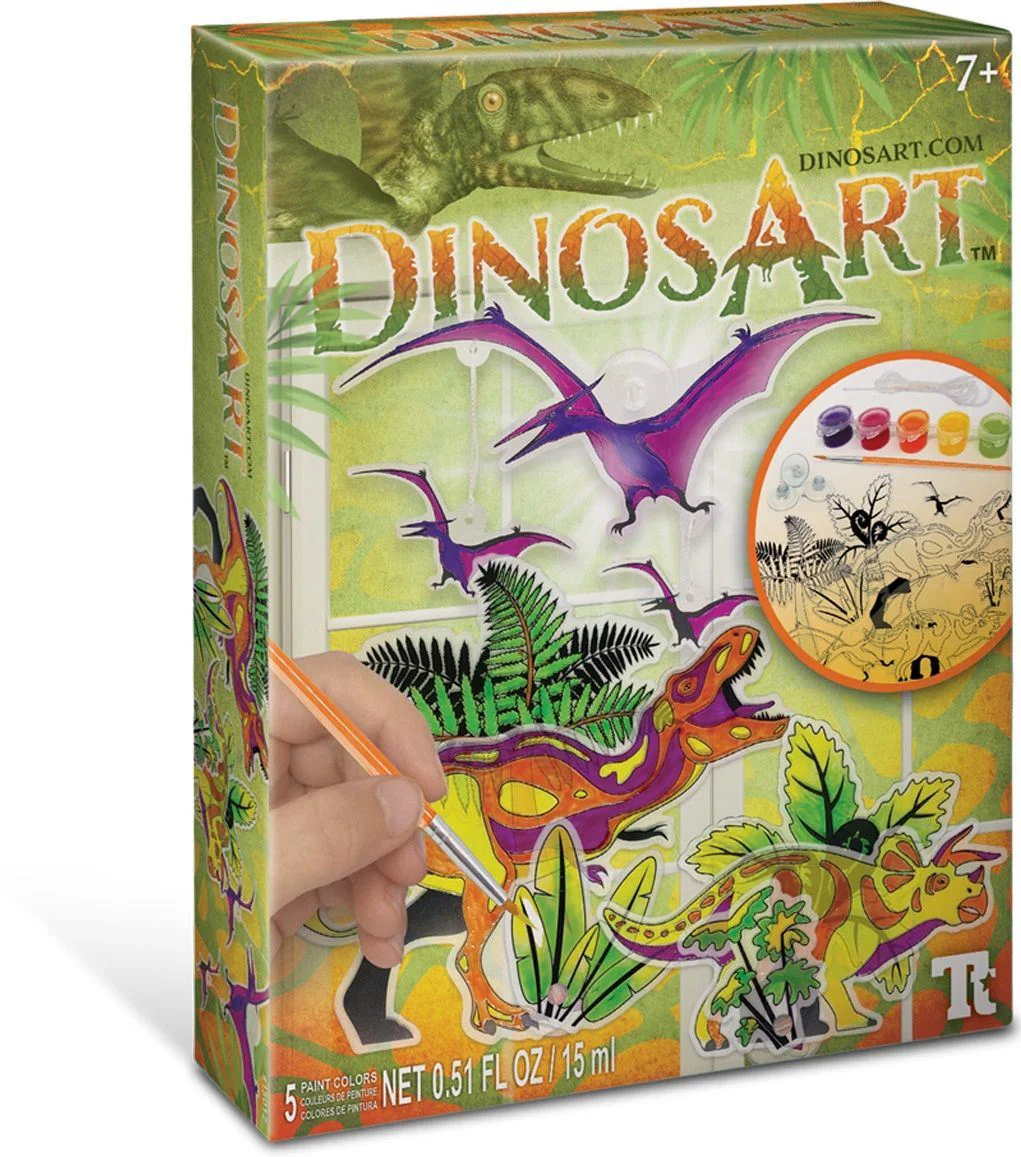 Set de creatie DinosArt Suncatchers