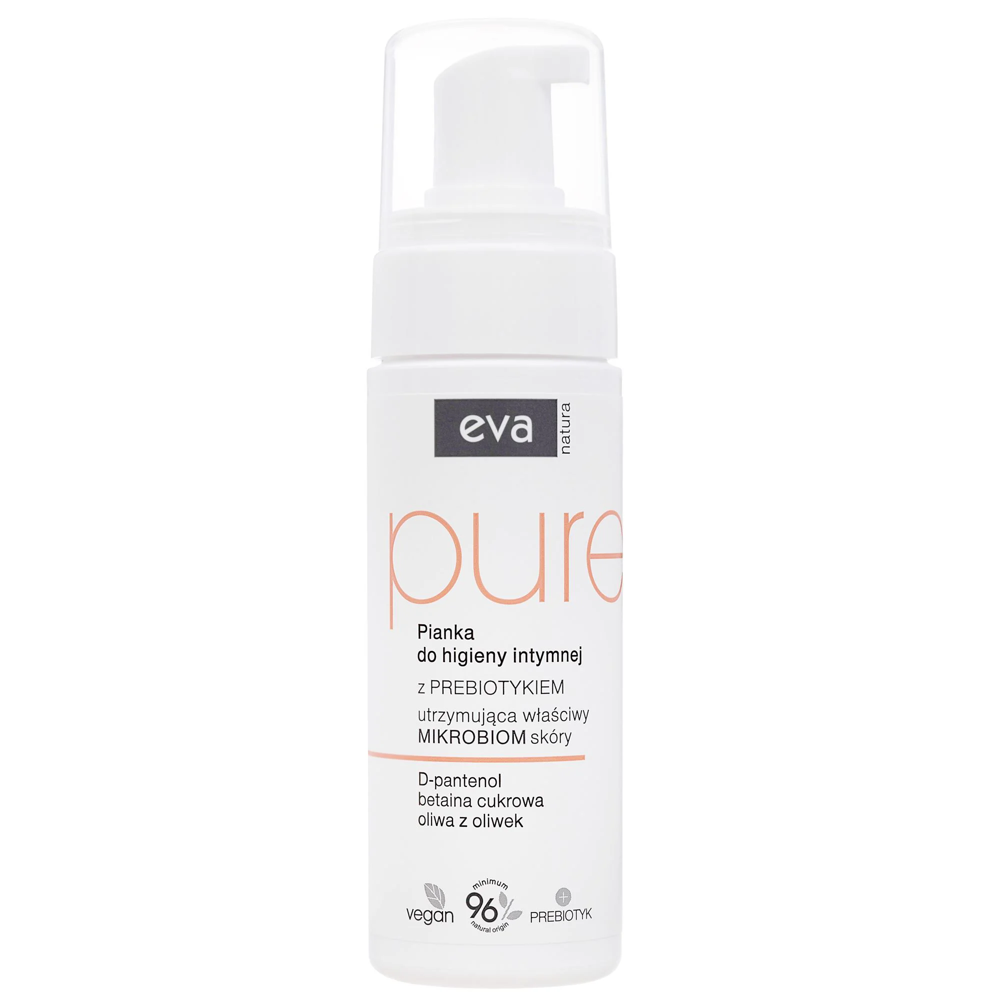 Пенка для интимной гигиены Eva Natura Pure с пребиотиком, 150мл. foto