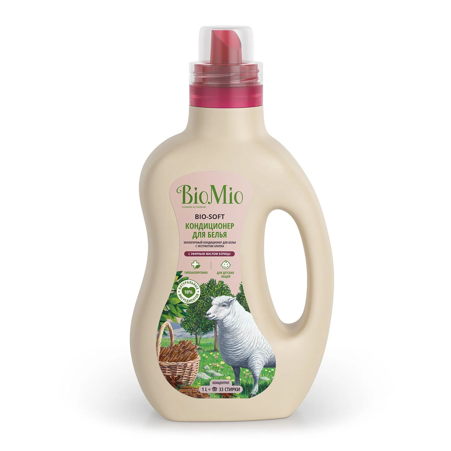 Balsam pentru rufe BioMio cu scortisoara, 1000 ml foto