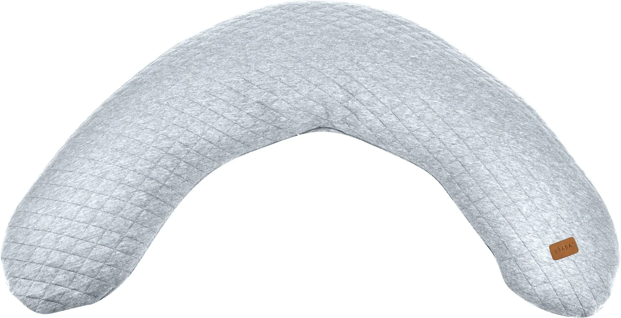 image for Подушка для беременных и кормящих мам Beaba Big Flopsy Fleur de Coton Heather Grey, 170 см foto