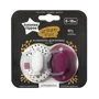 Пустышка cиликоновая ортодонтическая Tommee Tippee Urban Girl (6-18 мес.), 2 шт.