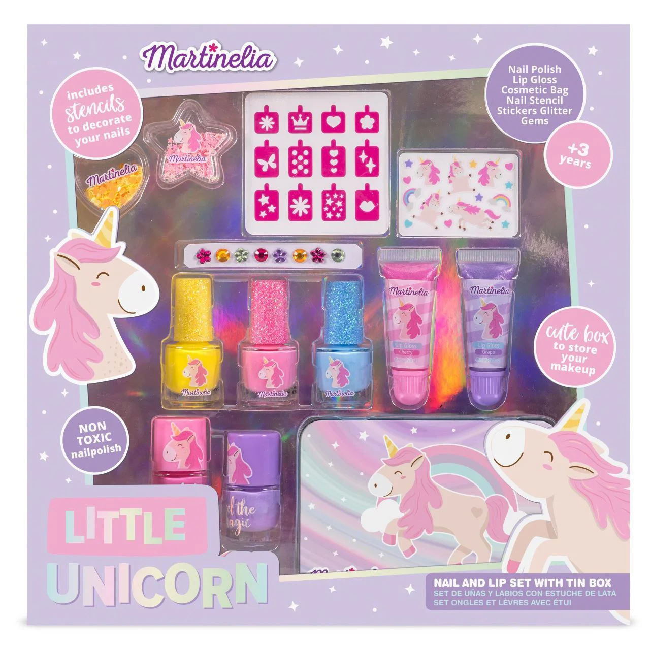 image for Косметический набор Martinelia Little Unicorn, Beauty Tin Box foto