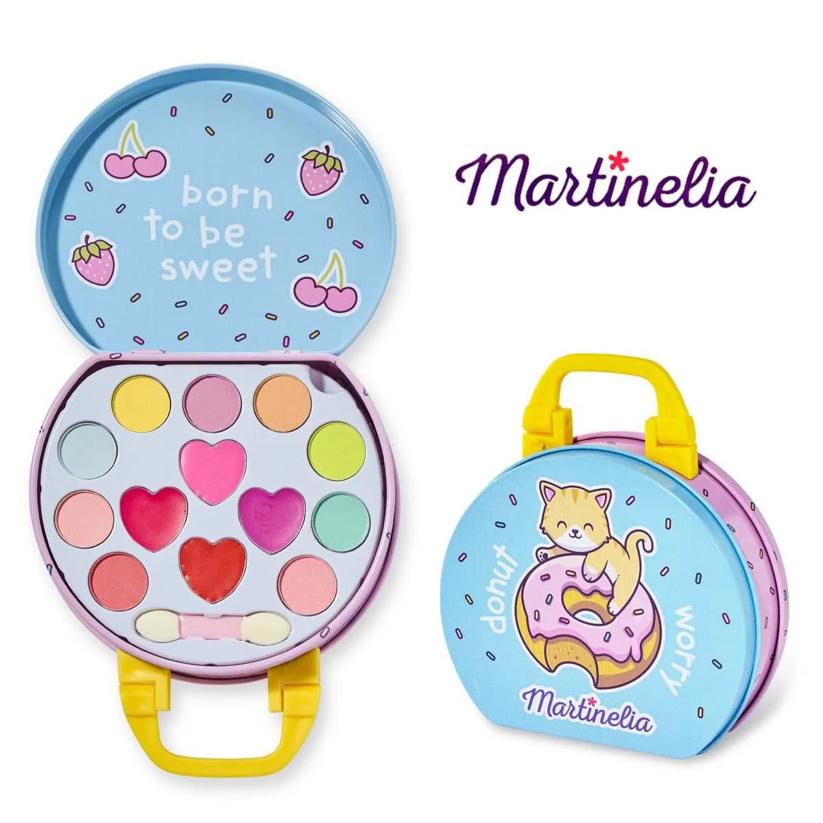 Set de machiaj Martinelia Yummy Tin in gentuta metalica foto