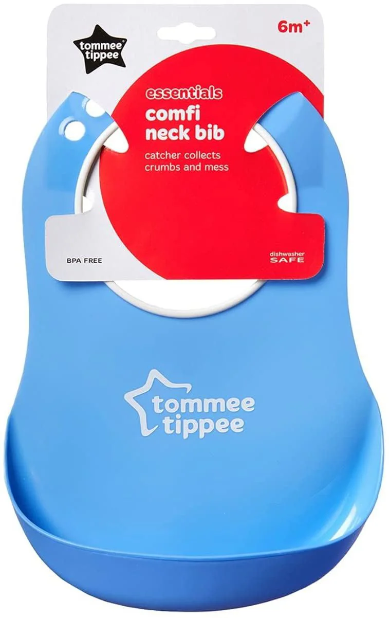 Baveta Tommee Tippee Comfi Albastru (6+ luni) foto