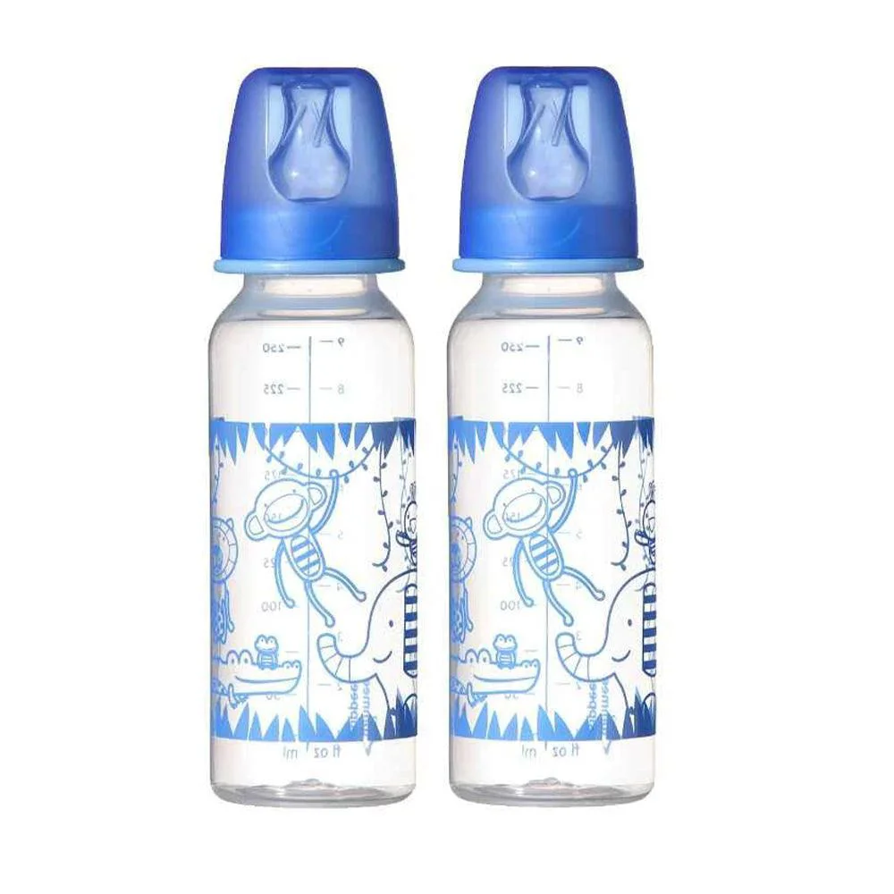 Biberon Tommee Tippee decorat (3+ luni), 250 ml, 2 buc.