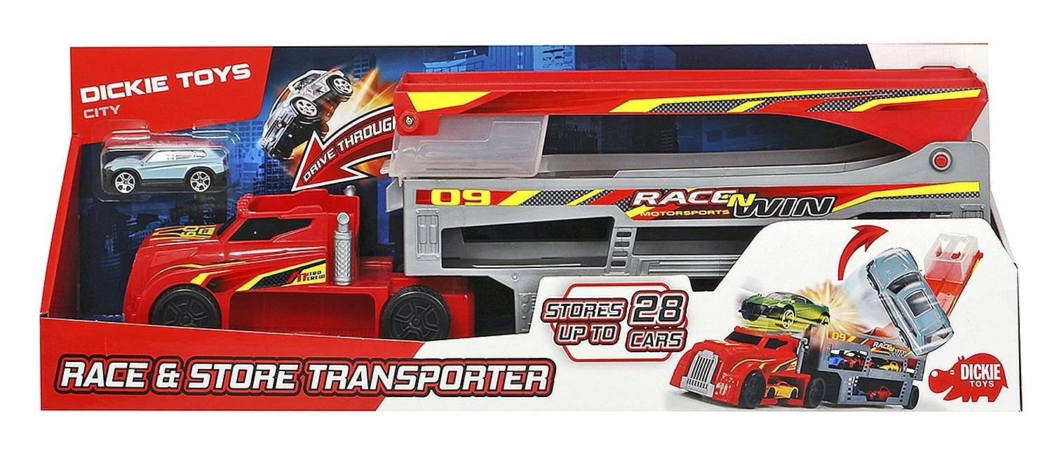 Masinuta Dickie Transportator auto, 44.5 cm foto