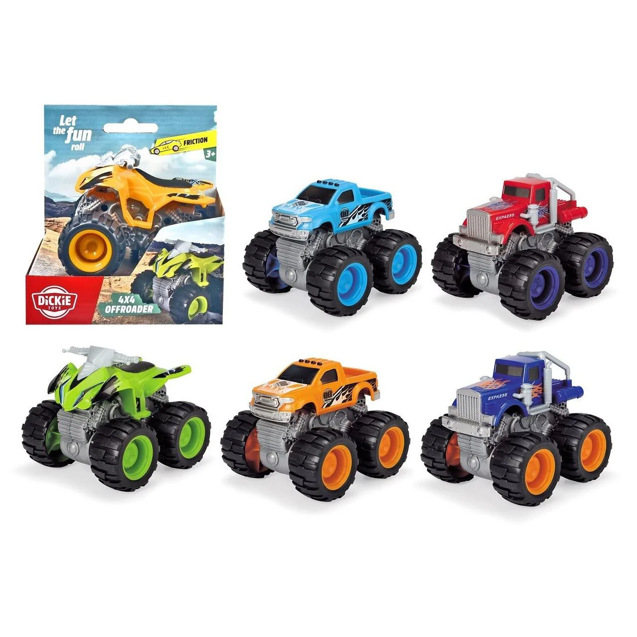 Masina Dickie Jeep 4 x 4, 9 cm foto
