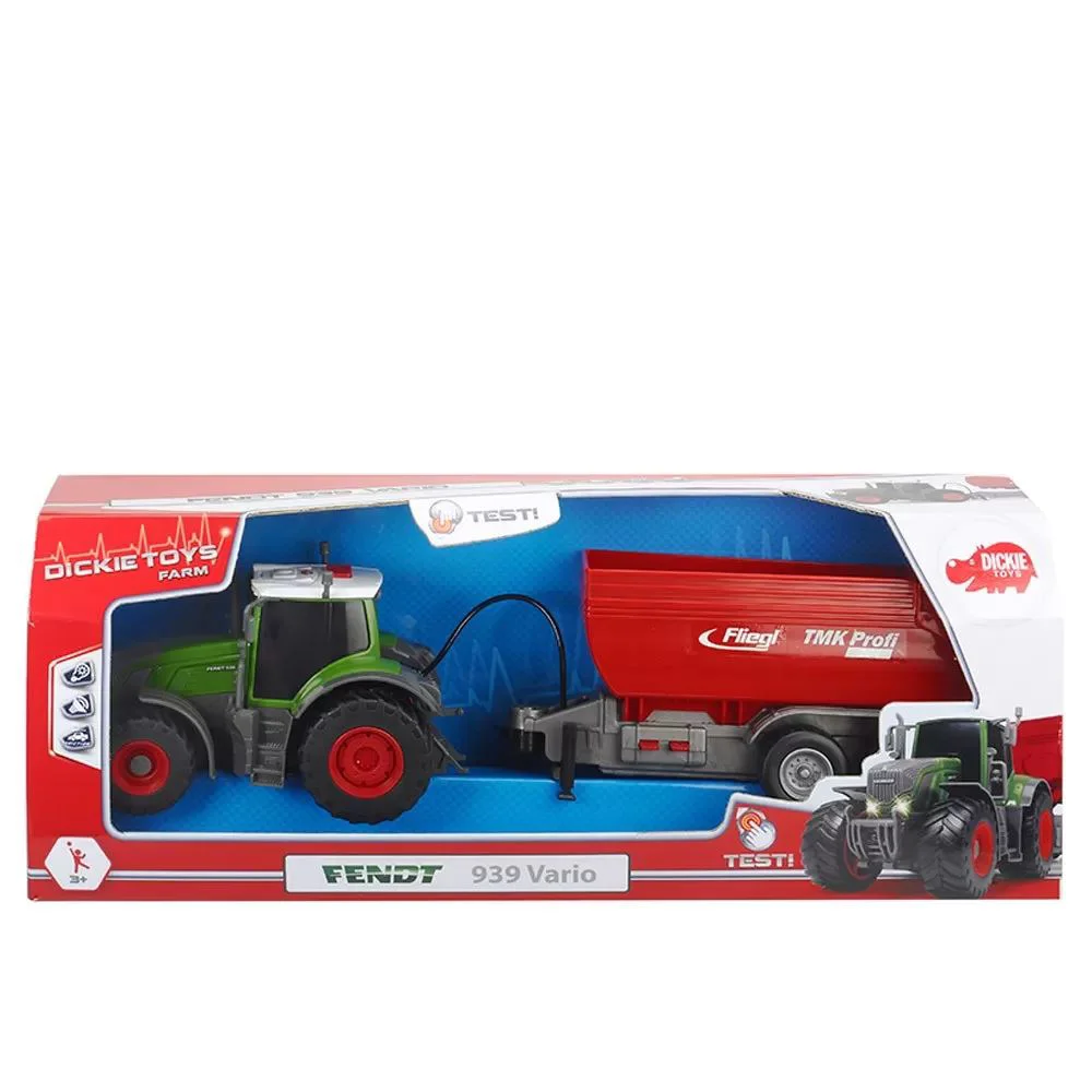 Masinuta Dickie Tractor Fendt cu sunete si lumini, 41 cm foto