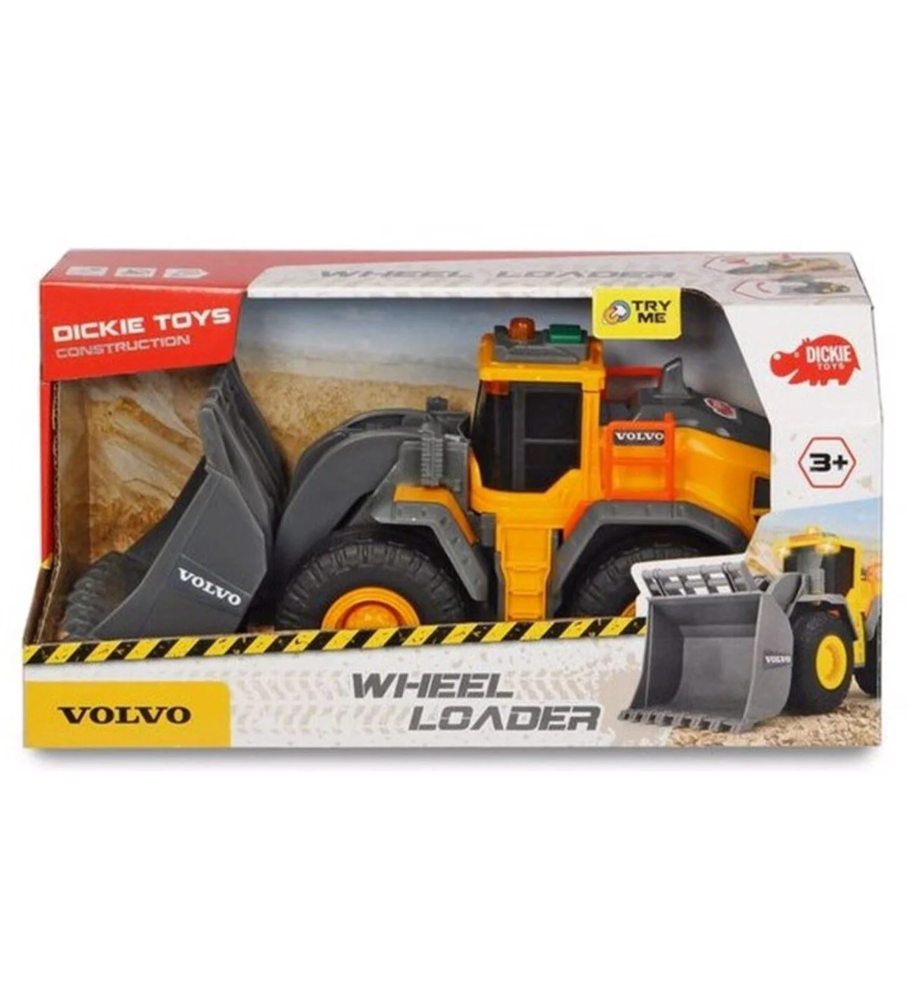 Masinuta Dickie Buldozer On-Site cu lumini si sunet, 26 cm foto
