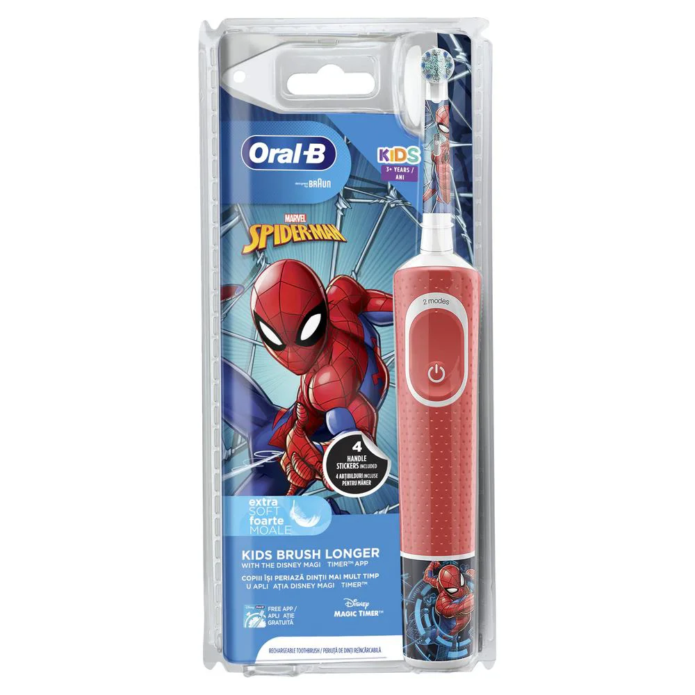 Periuta de dinti pentru copii electrica Oral-B SpiderMan (3+ ani)