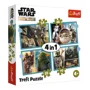 Puzzle Trefl  4 in 1 The Mandalorian Star Wars foto