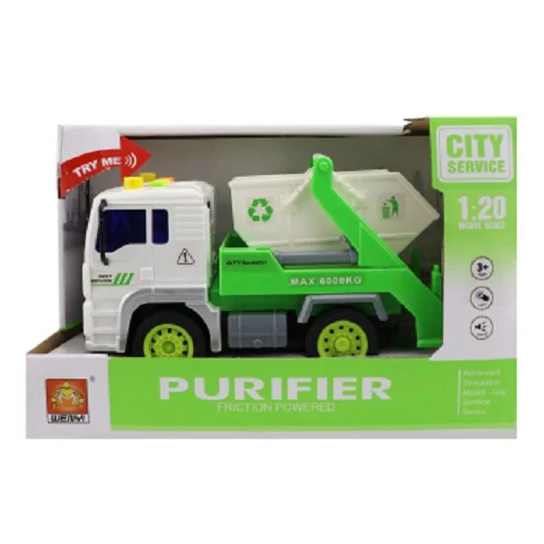 Masinuta Wenyi Autospeciala Camion de salubritate, cu lumini si sunet foto