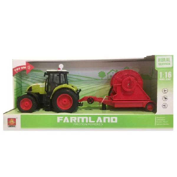 Masinuta cu inertie Wenyi Tractor cu remorca, cu lumini si sunet foto