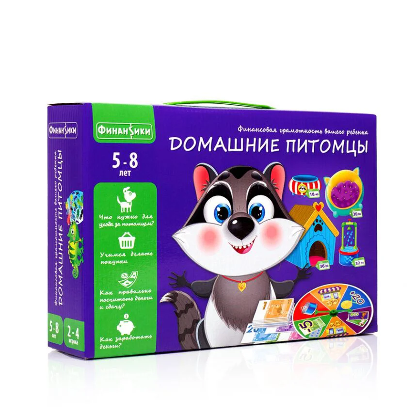 Игра настольная Vladi Toys Finansiki, Домашние питомцы