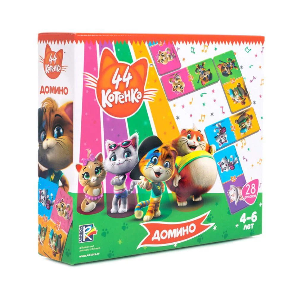 image for Настольная игра Vladi Toys 44 Котенка, Домино foto
