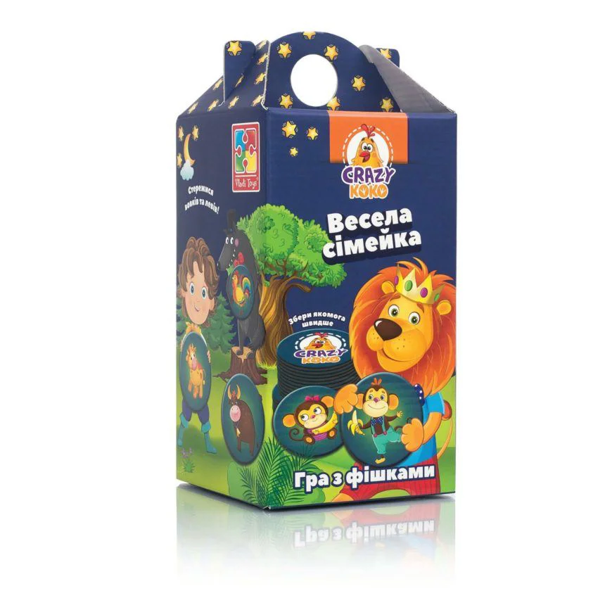 Joc de masa Vladi Toys Crazy Koko, Familia Vesela