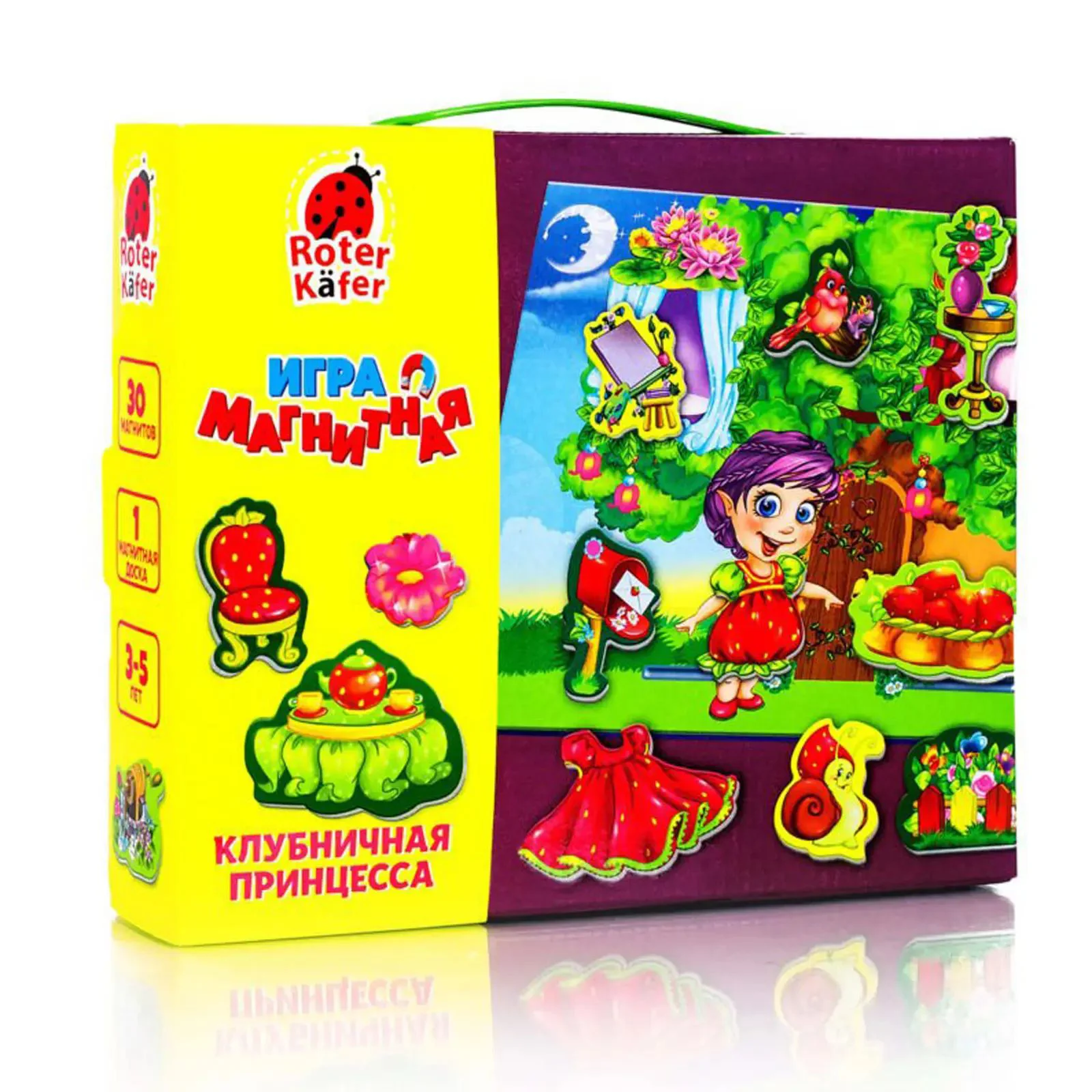 Настольная магнитная игра Vladi Toys Клубничная принцесса