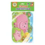 Puzzle magnetic Vladi Toys Scroafa si purcelusul, 12 piese