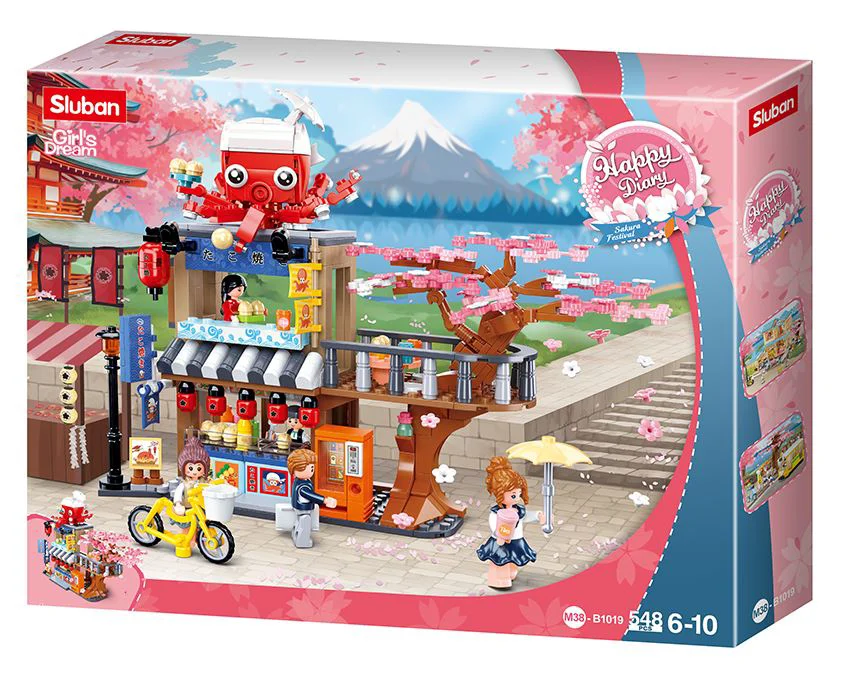 Constructor Sluban Girl's Dream Magazin Tako Yaki foto
