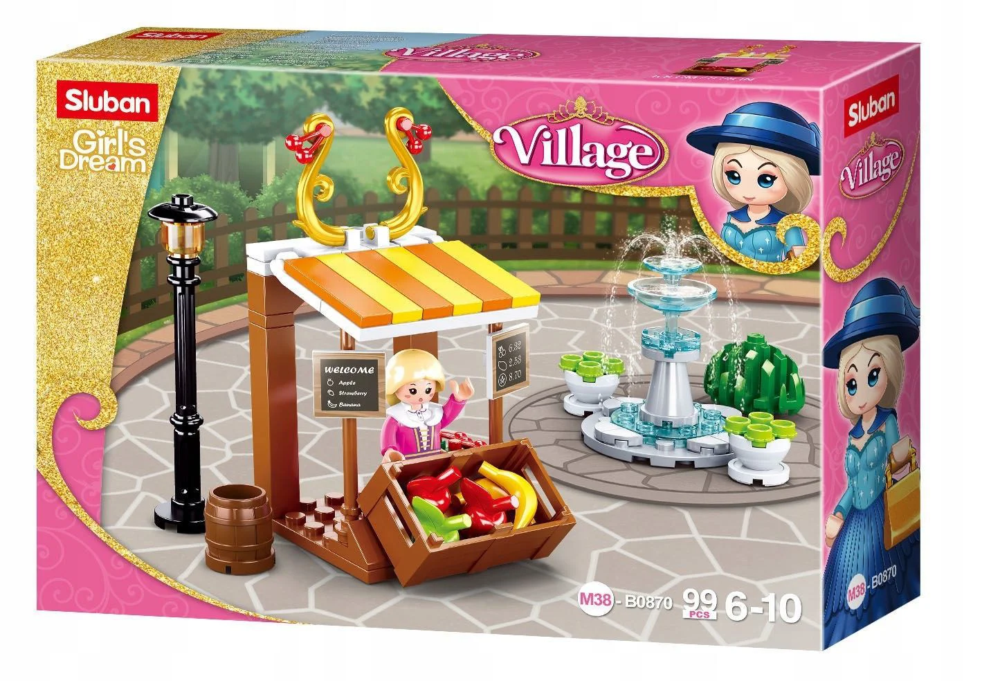 Constructor Sluban Girls Dream Magazin de fructe foto