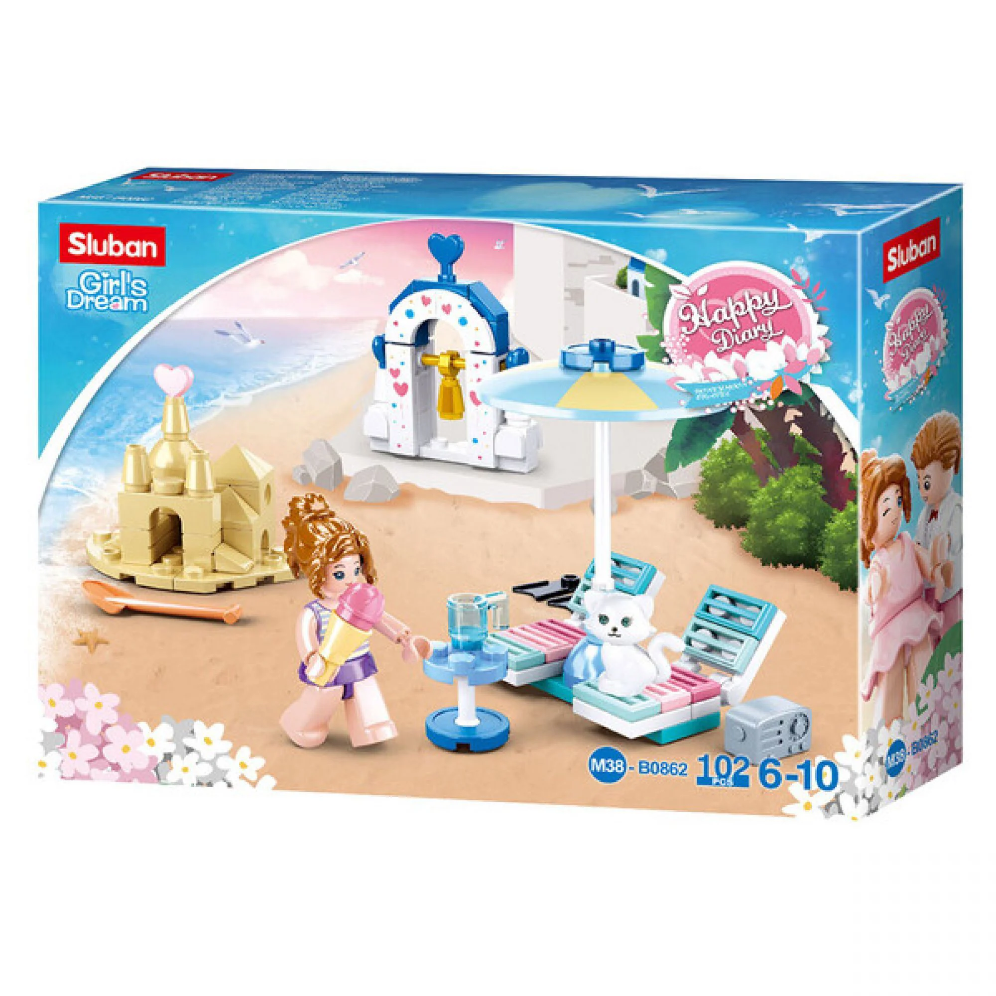 image for Конструктор Sluban Girls Dream Райский пляж foto