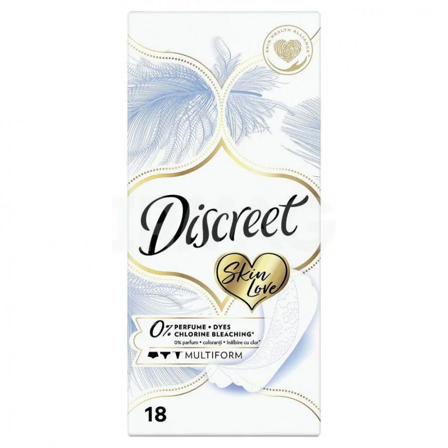 Absorbante zilnice Discreet Deo Skin Love, 18 buc.