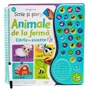 Scrie si Sterge. Animale de la Ferma. Carte cu sunete. Editura Litera