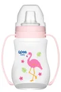 Canuta cu manere WeeBaby si adaptor din silicon (6+ luni), 250 ml foto