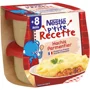 Piure Nestle P'tite Recette Carne tocata de vita cu cartofi (8+ luni), 2x200 g foto