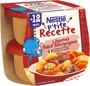 Piure Nestle P'tite Recette Vita Bourguignon cu legume (12+ luni), 2x200 g