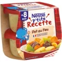 Piure Nestle P'tite Recette Carne si legume la cuptor (8+ luni), 2x200 g foto