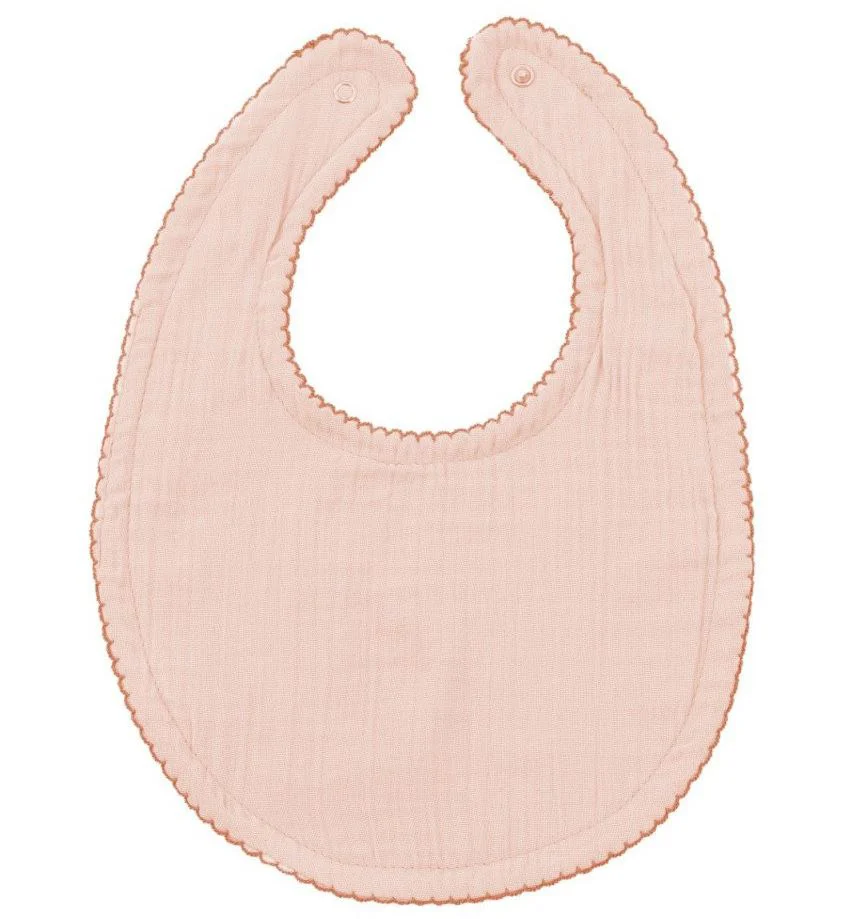 Муслиновый нагрудник BabyJem Peach, 23x32 см