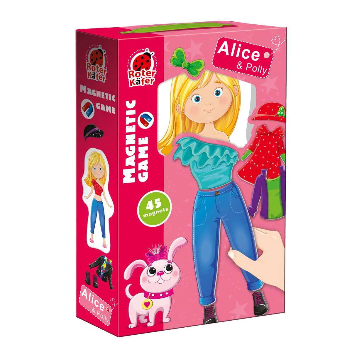 Магнитная игра Roter Kafer Алиса и щенок Полли (анг)