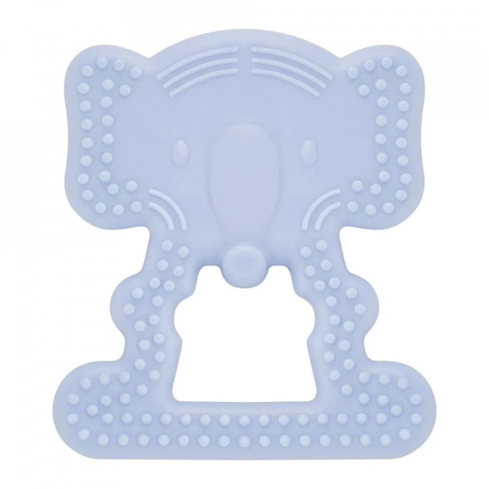 Inel gingival BabyJem Elefant Albastru foto