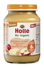 Piure Holle Bio Organic de mere, banane cu grau spelt (6+ luni), 190 g