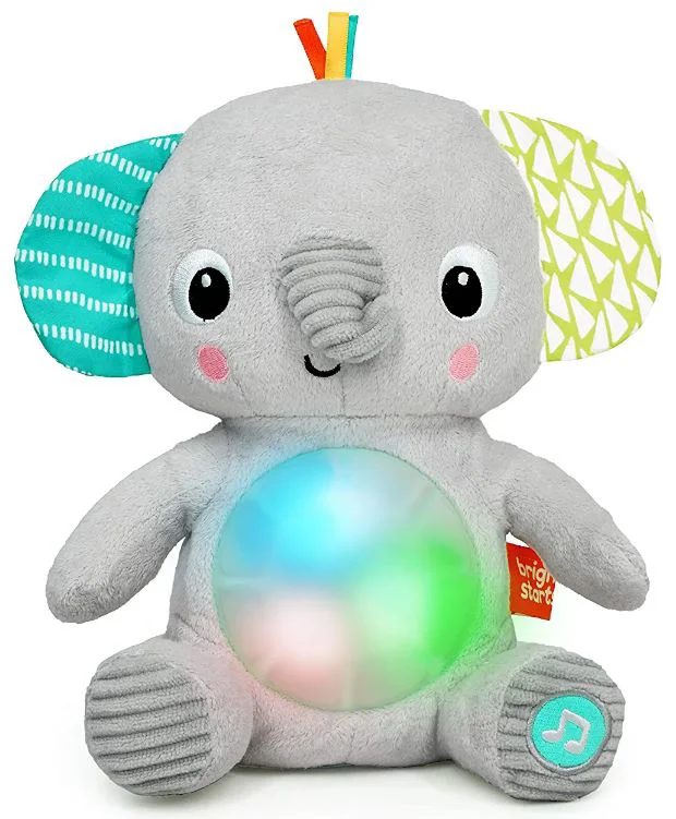 Jucarie interactiva Bright Starts Hug a Bye Baby Elephant