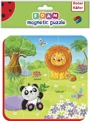 Puzzle magnetic Roter Kafer Zoo, 16 piese