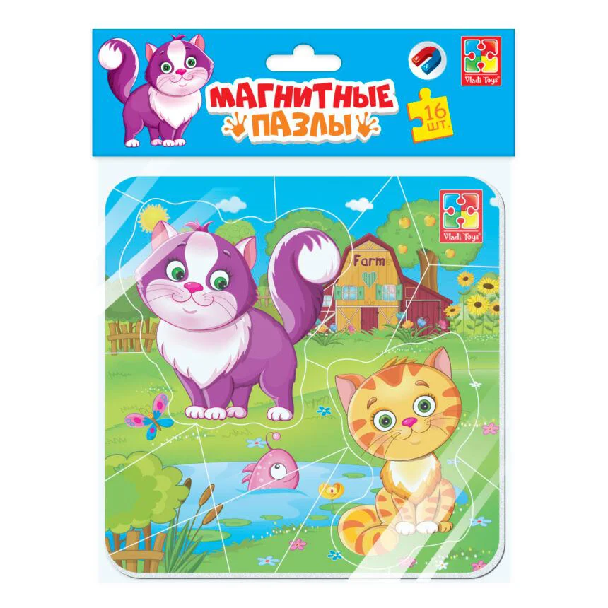 Puzzle magnetic Vladi Toys Pisoii