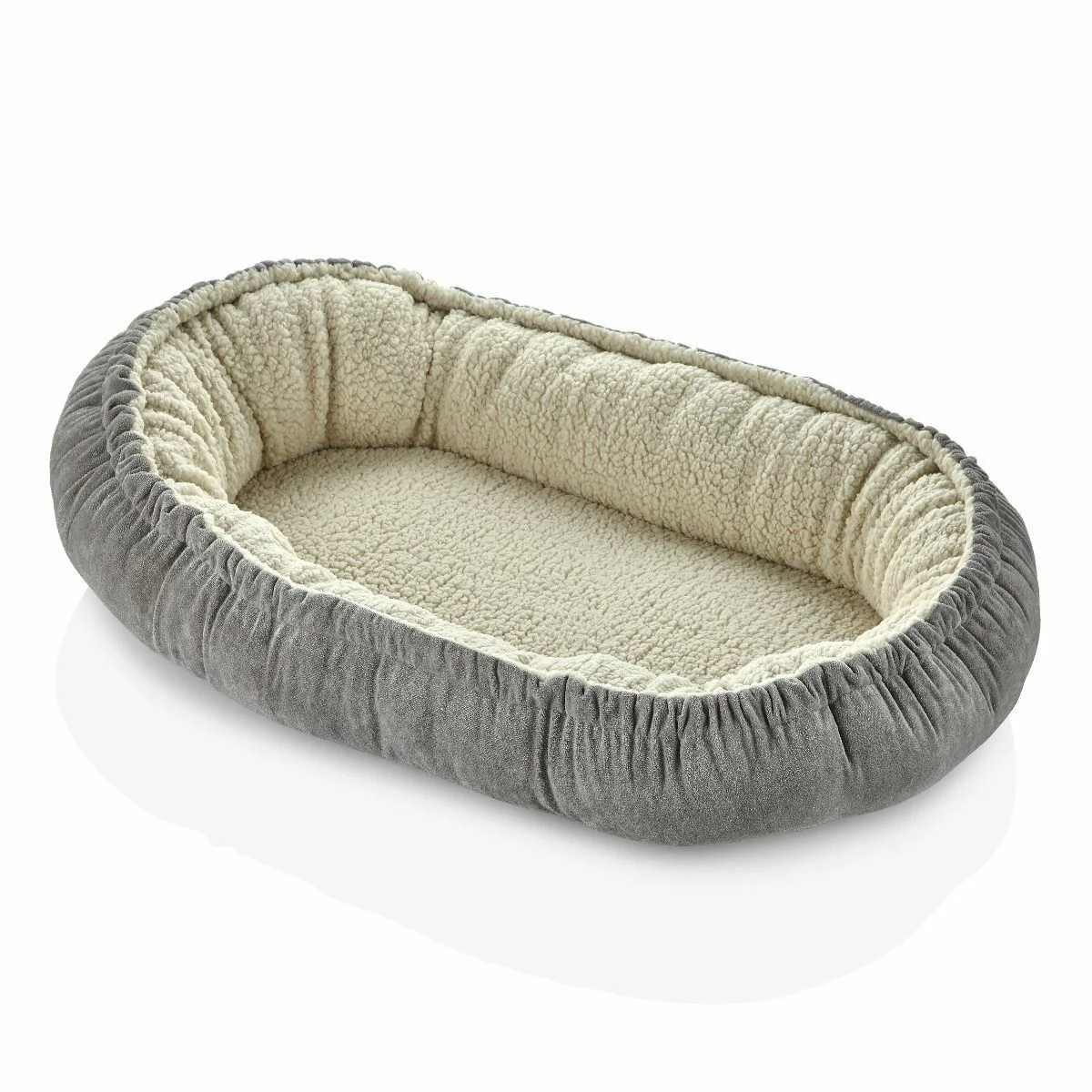 image for Мягкий бебинест BabyJem Серый foto