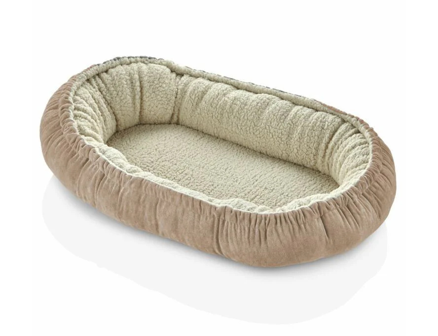 image for Мягкий бебинест BabyJem Коричневый foto