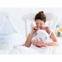 Centura nou nascuti pentru sustinerea coloanei vertebrale BabyJem Alba foto