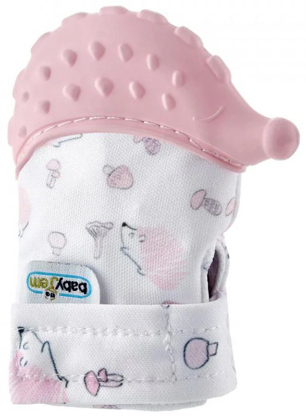 Детские перчатки для прорезывания зубов BabyJem Scratch Gloves Pink