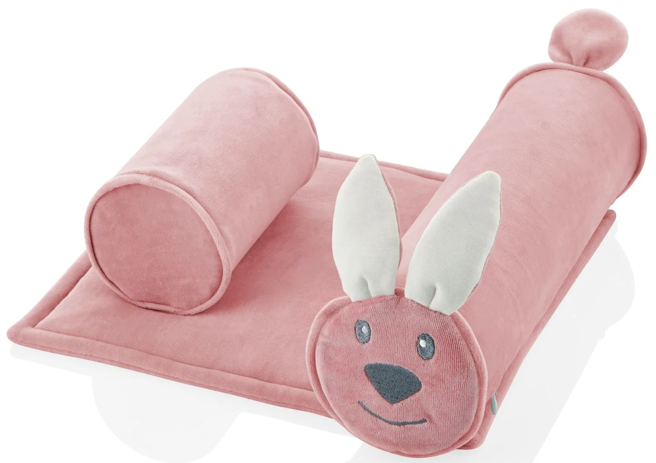 image for Подушка для позиционирования младенцев с защитой от перекручивания BabyJem Pink, 34x36 см foto