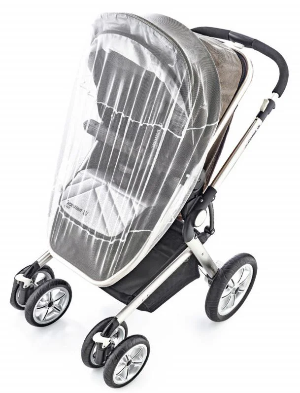 Plasa impotriva insectelor pentru carucior BabyJem Alba